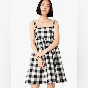 NWT Kate Spade Gingham Sleeveless Al fresco Dress